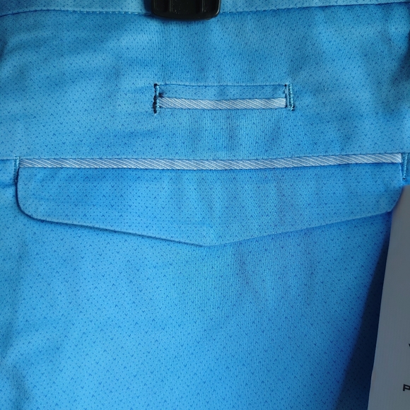 T.R Premium Mini Dot Chino Pants Blue Size 38x34 - Picture 5 of 12